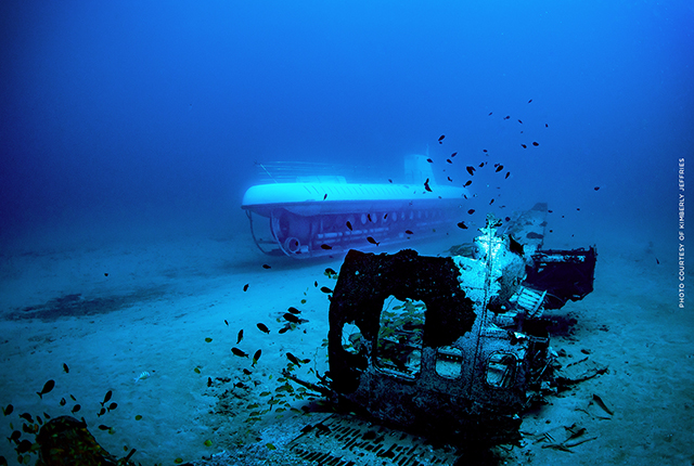 夏威夷欧胡岛亚特兰蒂斯潜水艇