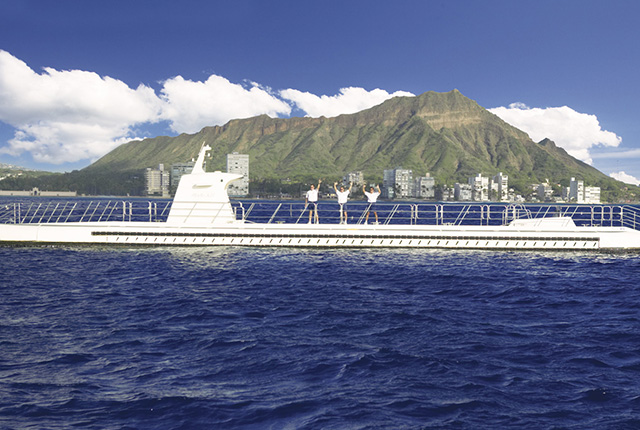 夏威夷欧胡岛亚特兰蒂斯潜水艇