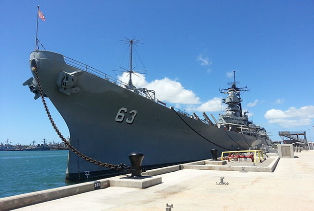 夏威夷欧胡岛密苏里号战舰纪念馆