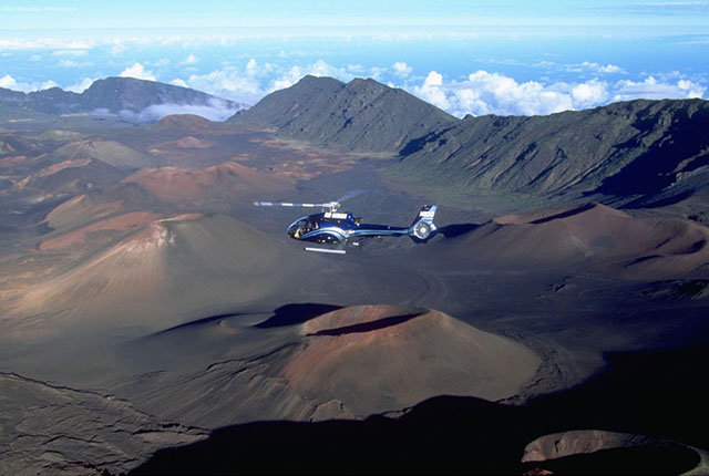 茂宜岛蓝色夏威夷直升机Ecostar之哈雷阿卡拉山