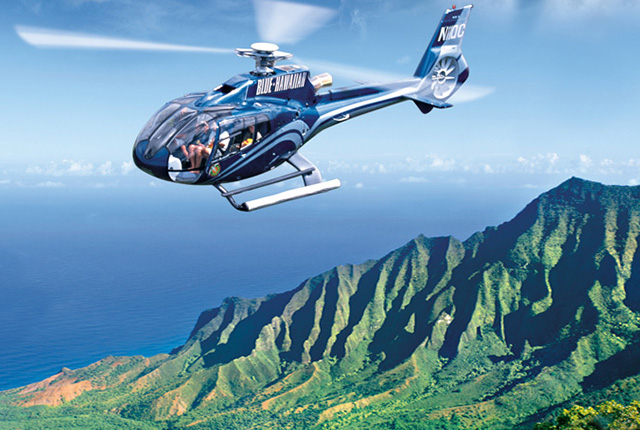可爱岛蓝色夏威夷直升机Ecostar之生态冒险