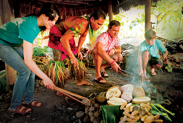 夏威夷波利尼西亚文化村鲁奥烤猪宴3