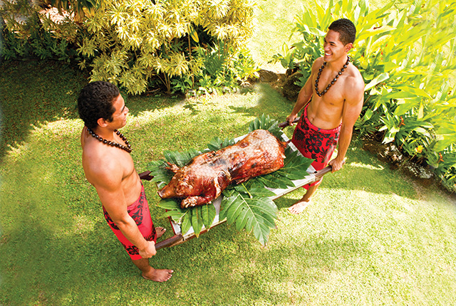 夏威夷波利尼西亚文化村鲁奥烤猪宴4